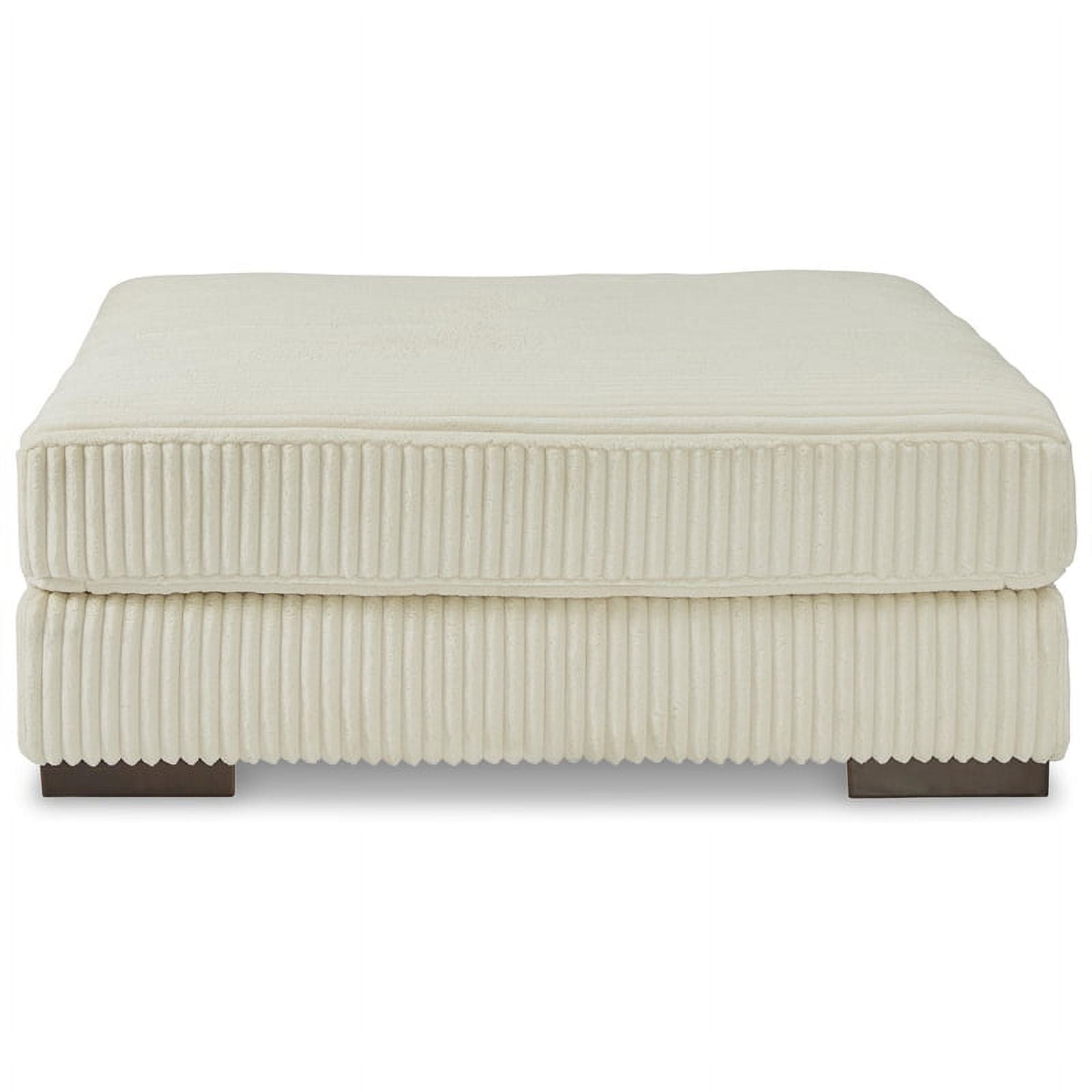 Ashley Furniture Lindyn Oversized Fabric Accent Ottoman Ivory R241785