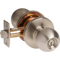 Corbin Russwin Panic Proof Grade 2 Keyed Entry Single Cylinder Knobset with GWC Trim - Satin Stainless Steel - CK4451-GWC-630-B2