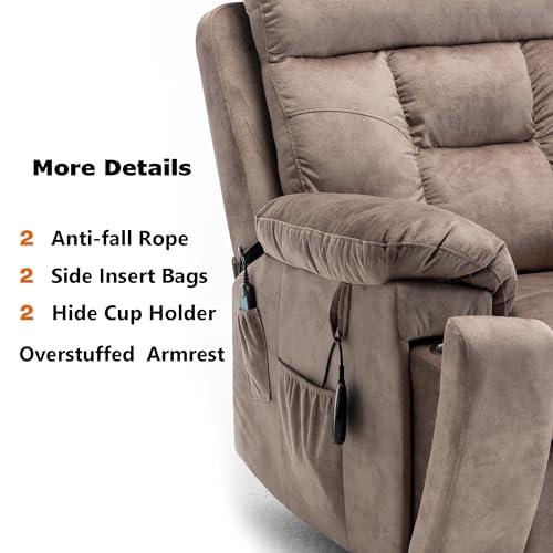 Electric Recliner Chair with Massage and Heating for Elderly J4181