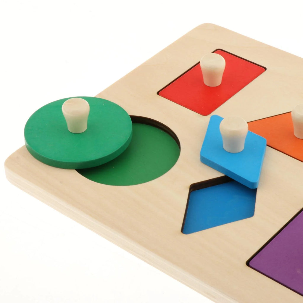 Montessori Wooden Shape Puzzles Educational Toy for Kids 6 Years Old V921027