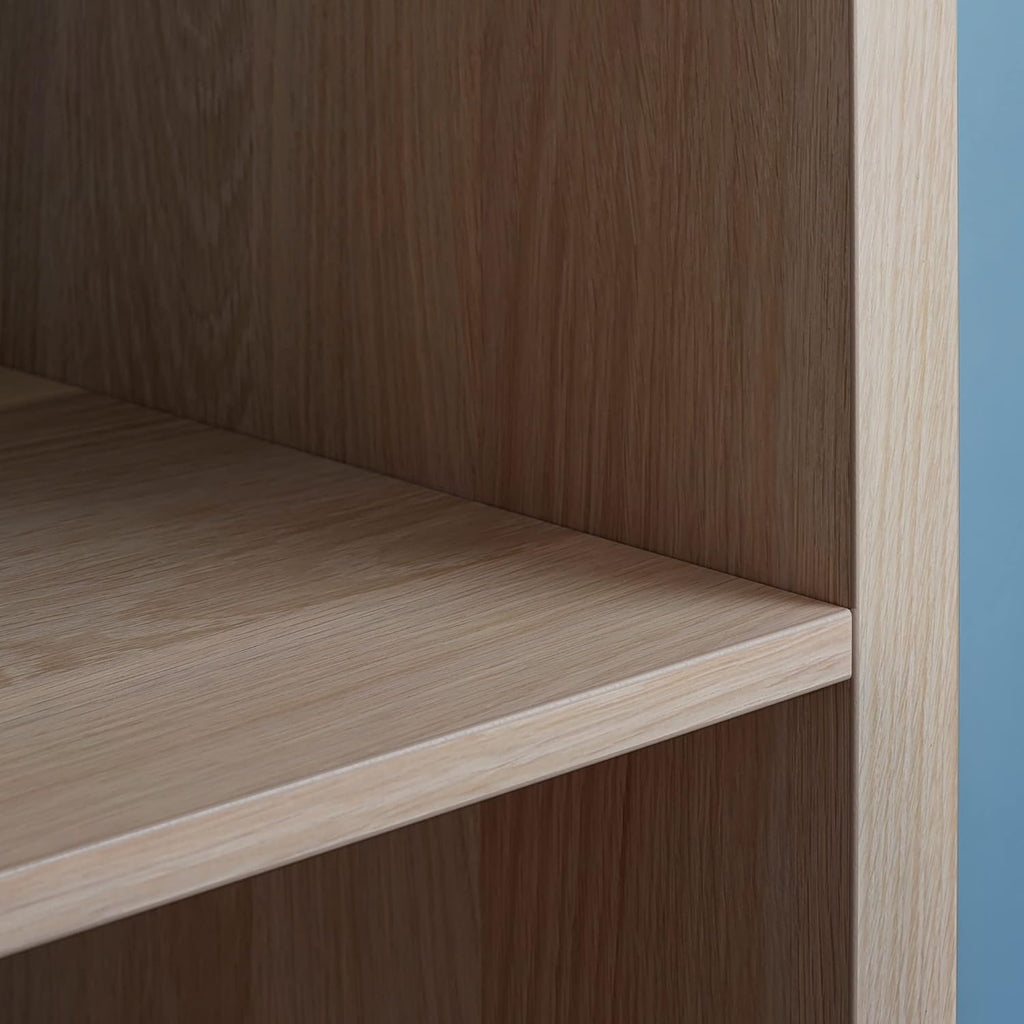 IKEA KALLAX shelving unit white stained oak effect 4 shelf P699084