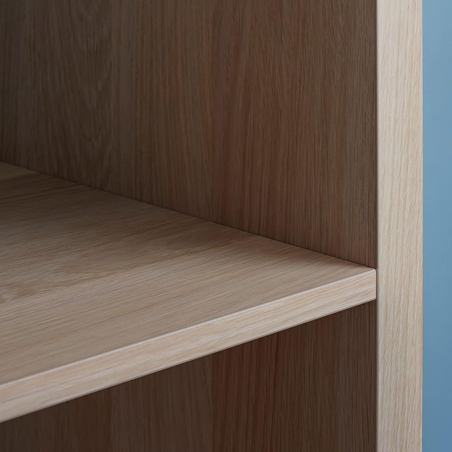IKEA KALLAX shelving unit white stained oak effect 4 shelf P699084