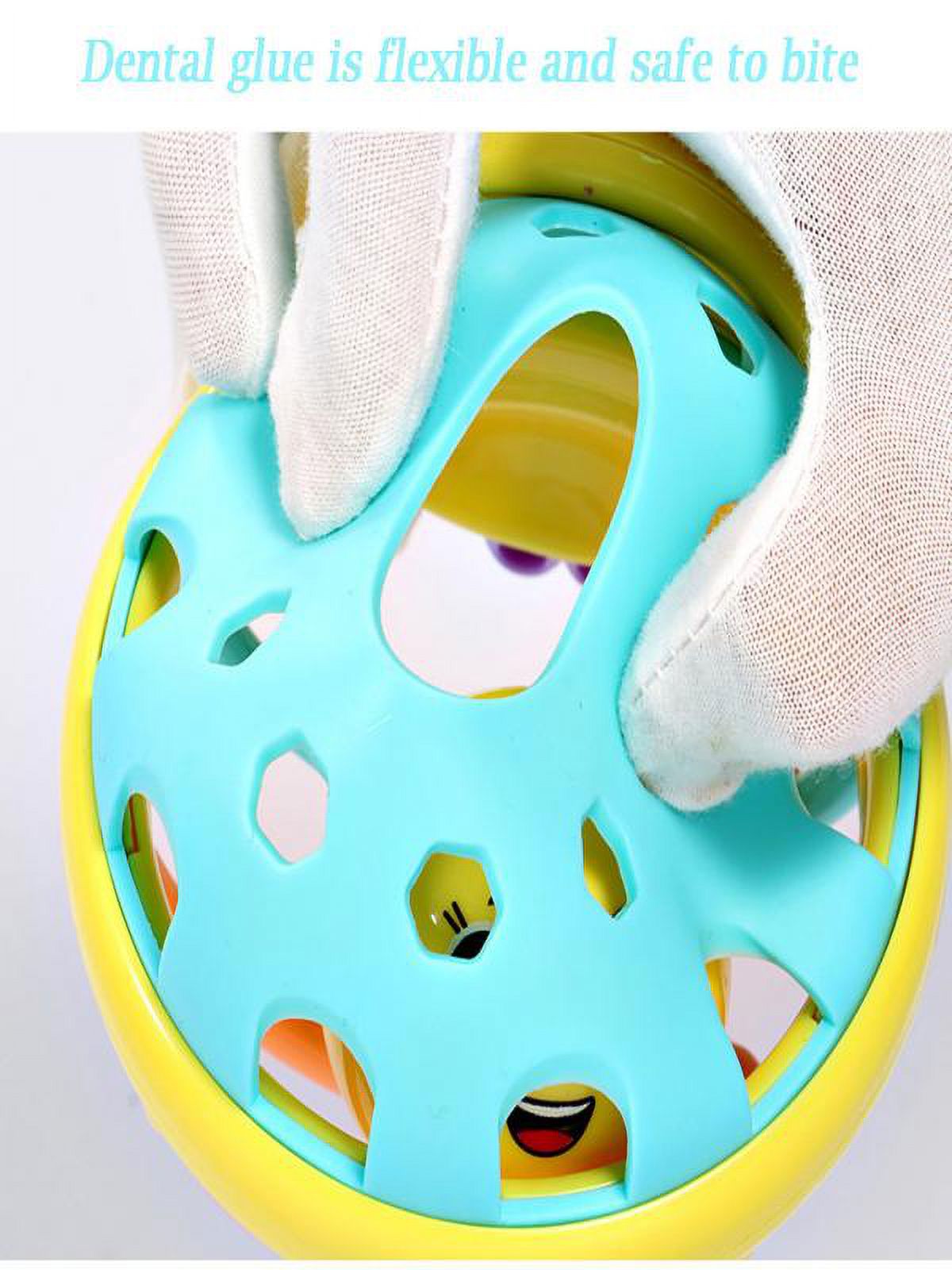 Baby Hand Bell Rattles Ball Toys for 6-12 Months Toddlers, BPA Free S8393