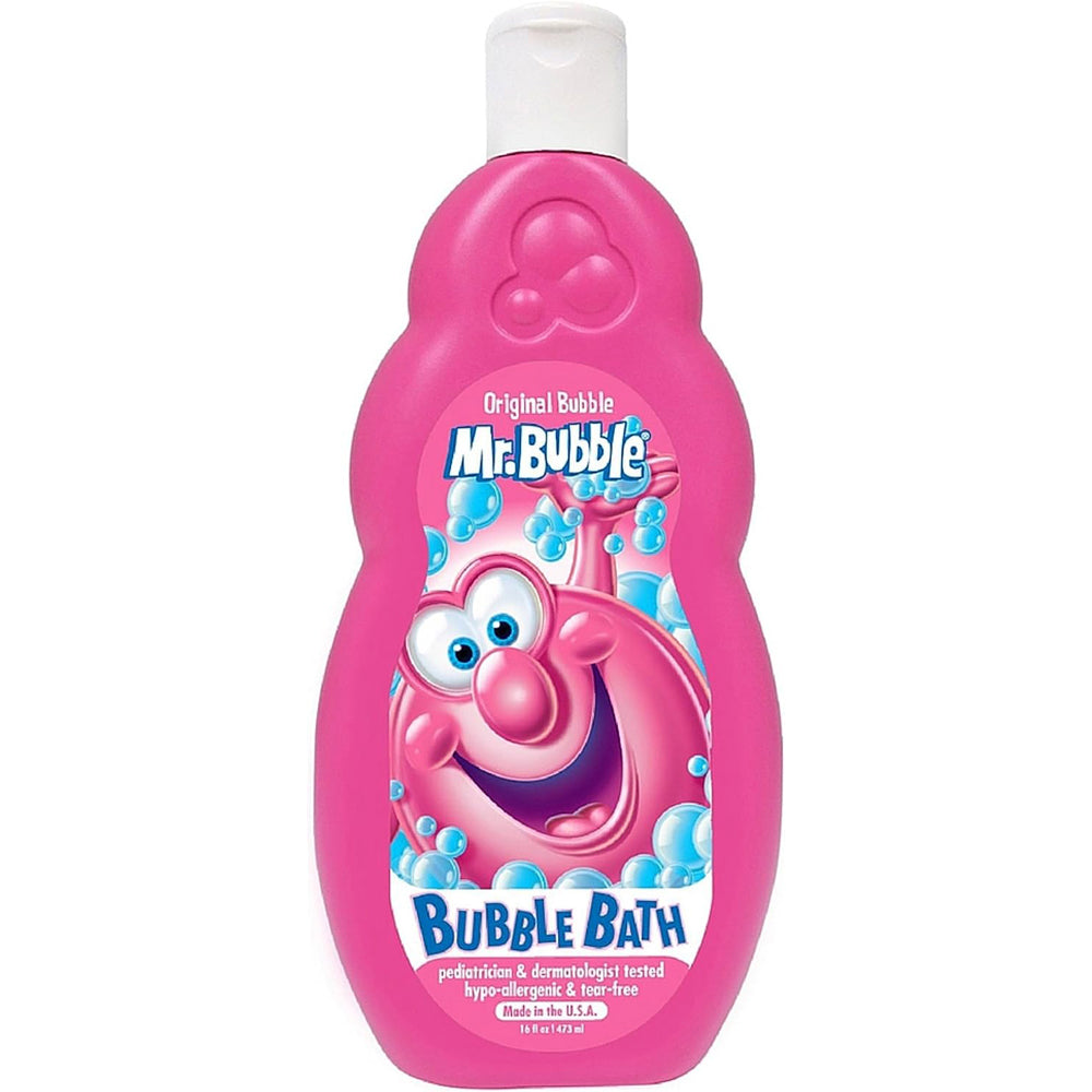 Mr. Bubble Original Bubble Bath, Original Bubblegum Scent, 16 fl oz, Tear-Free