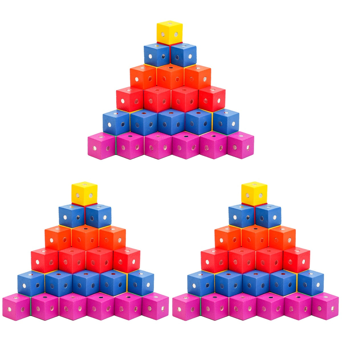 Children’s Toys Building Blocks 90 Pcs Magnet Cubes Puzzle Wooden Student