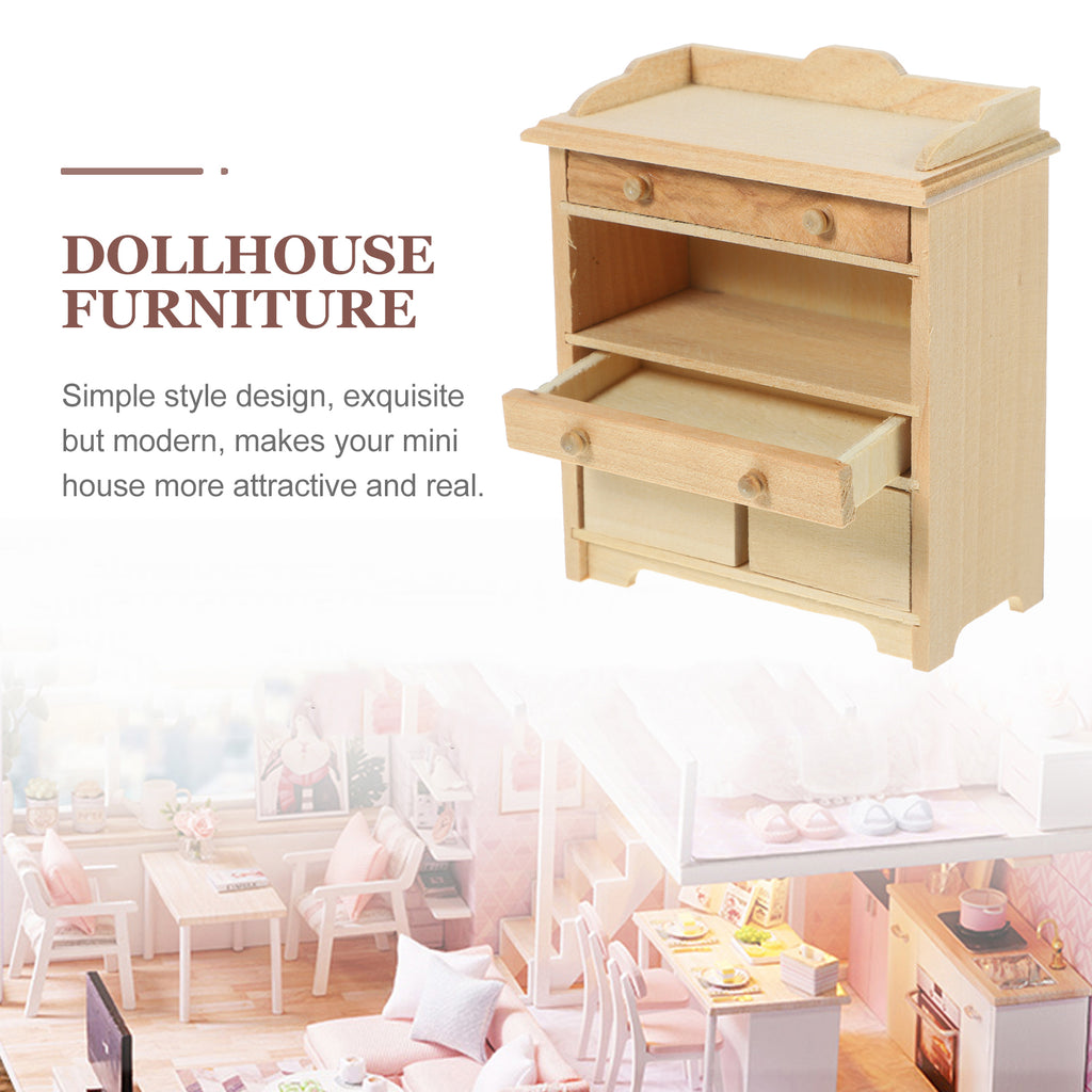 Mini Furniture for Dollhouse 1:12 Scale Cabinet D63042