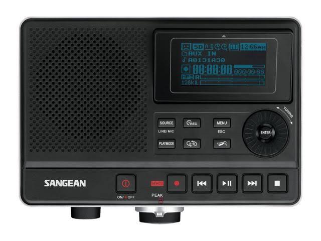 Sangean DAR-101 Digital MP3 Recorder (Black) D478