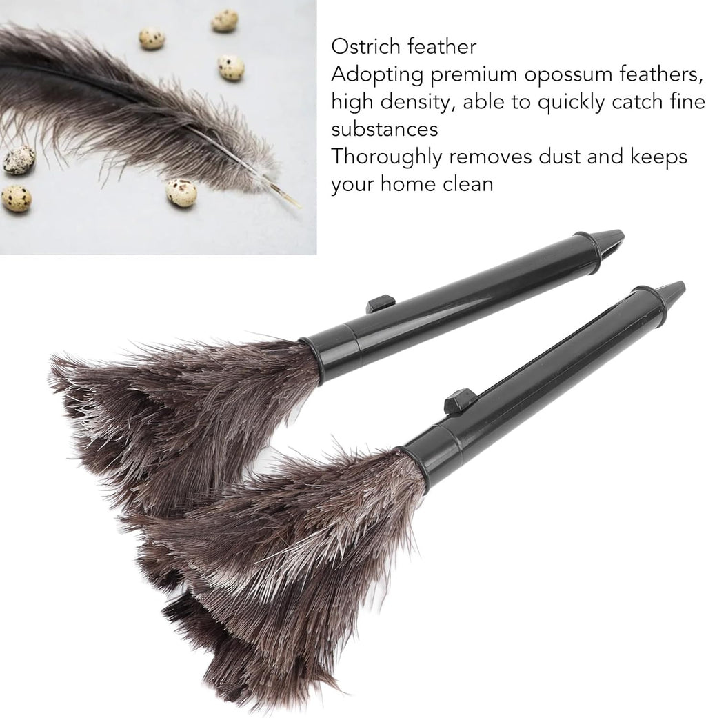 Retractable Ostrich Feather Duster for Home Cleaning S500183