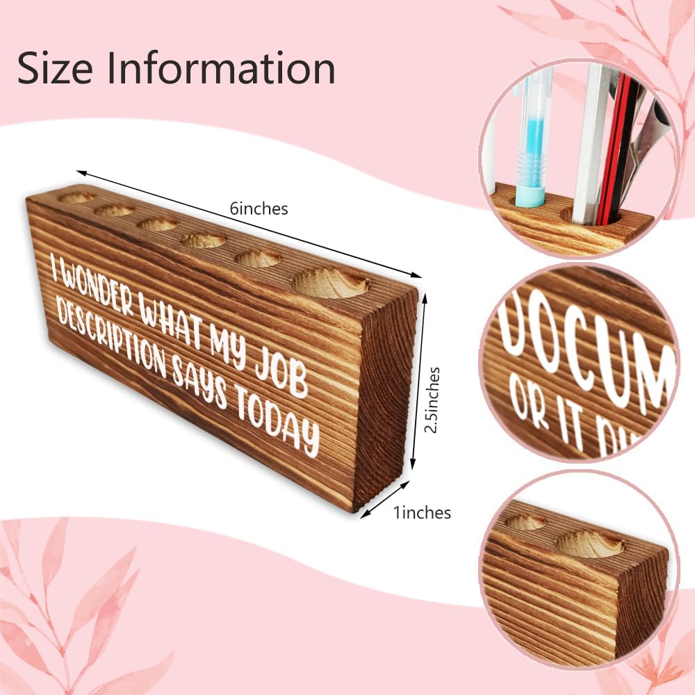 Funny Pen Holder for Desk Office Decor Gifts for Coworkers G943