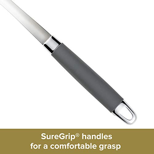 Anolon SureGrip Nonstick Kitchen Utensil Set, 5 Piece, Graphite S7615