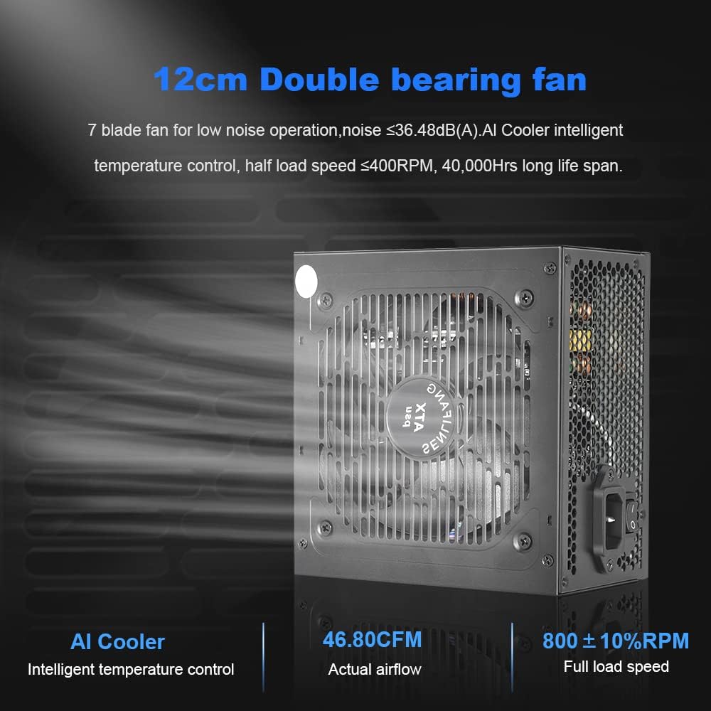 ATX 500W 80 Plus Gold Non-Modular PC Power Supply U415