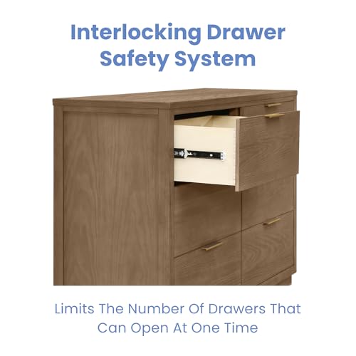Delta Children Forever 6 Drawer Dresser Teak Brown O13577