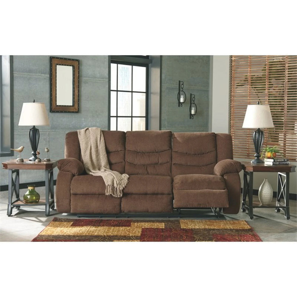 Bowery Hill Reclining Sofa Chocolate H13855