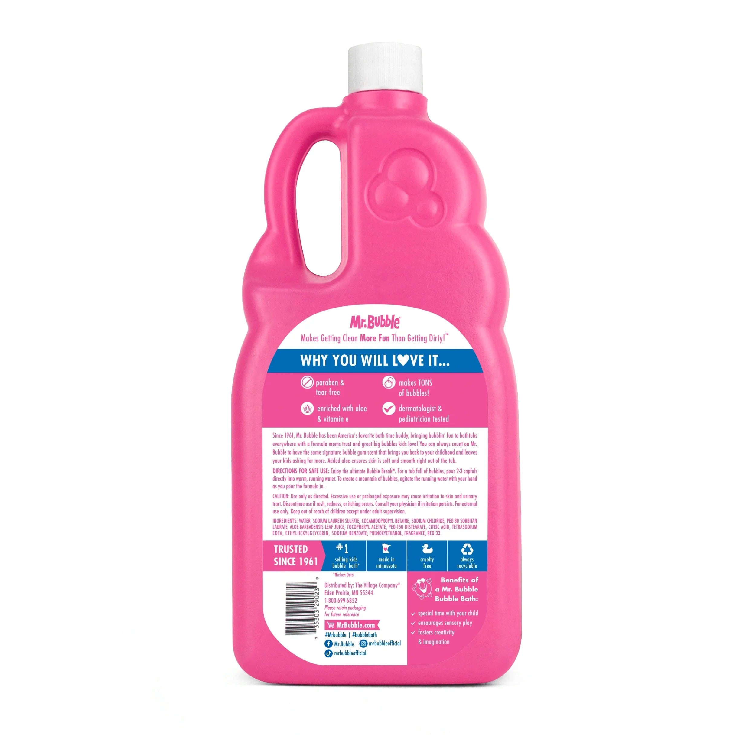 Mr. Bubble Original Bubble Bath, Bubblegum Scent, 16 fl oz G4413