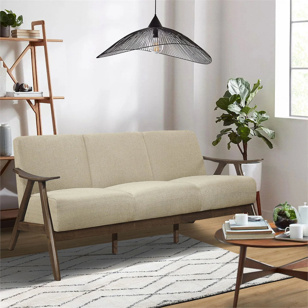 Lexicon Damala Textured Fabric 2-Piece Sofa Set, Light Brown U741207