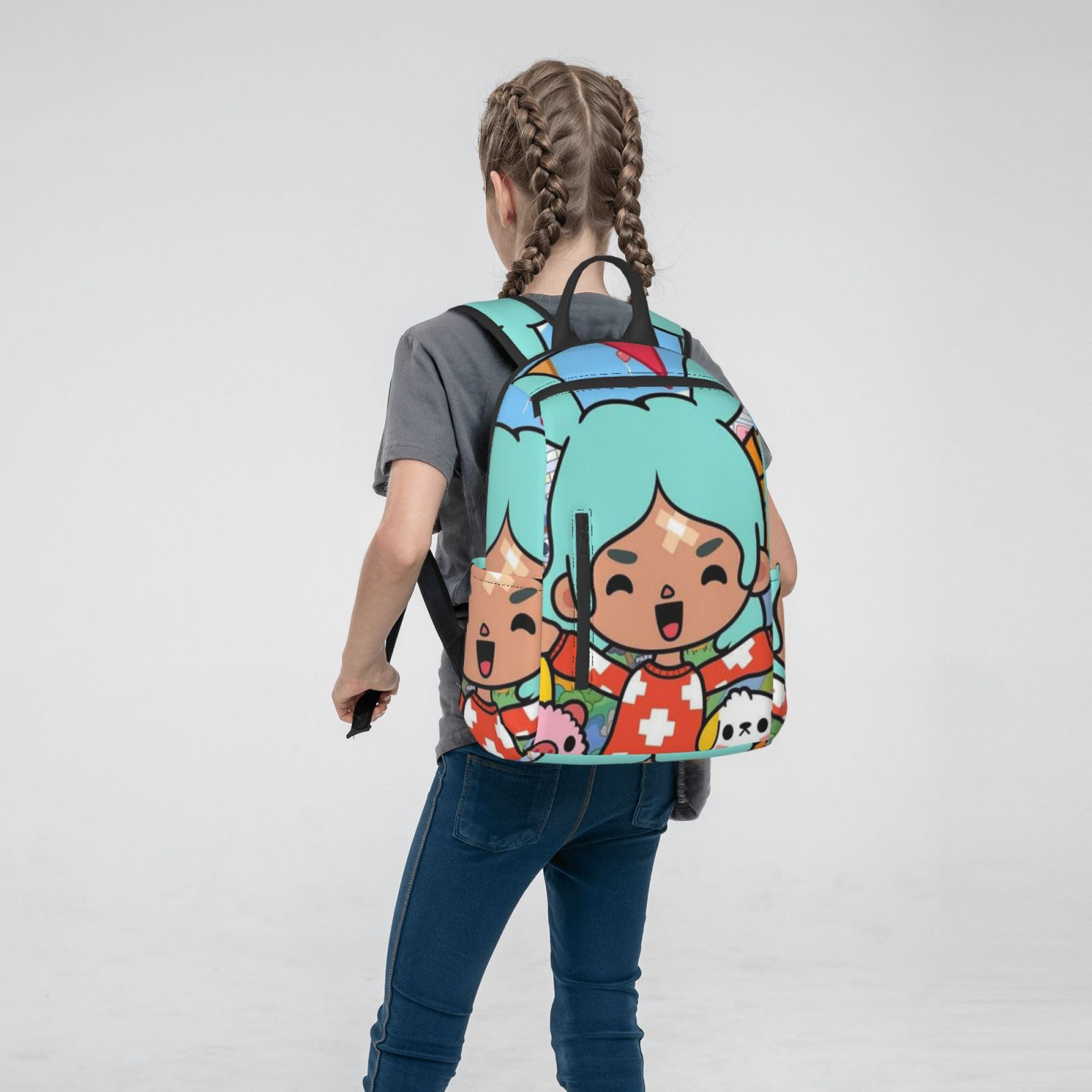 Toca Boca Backpack Lightweight Unisex School Bag for Kids Teens Adult X60404
