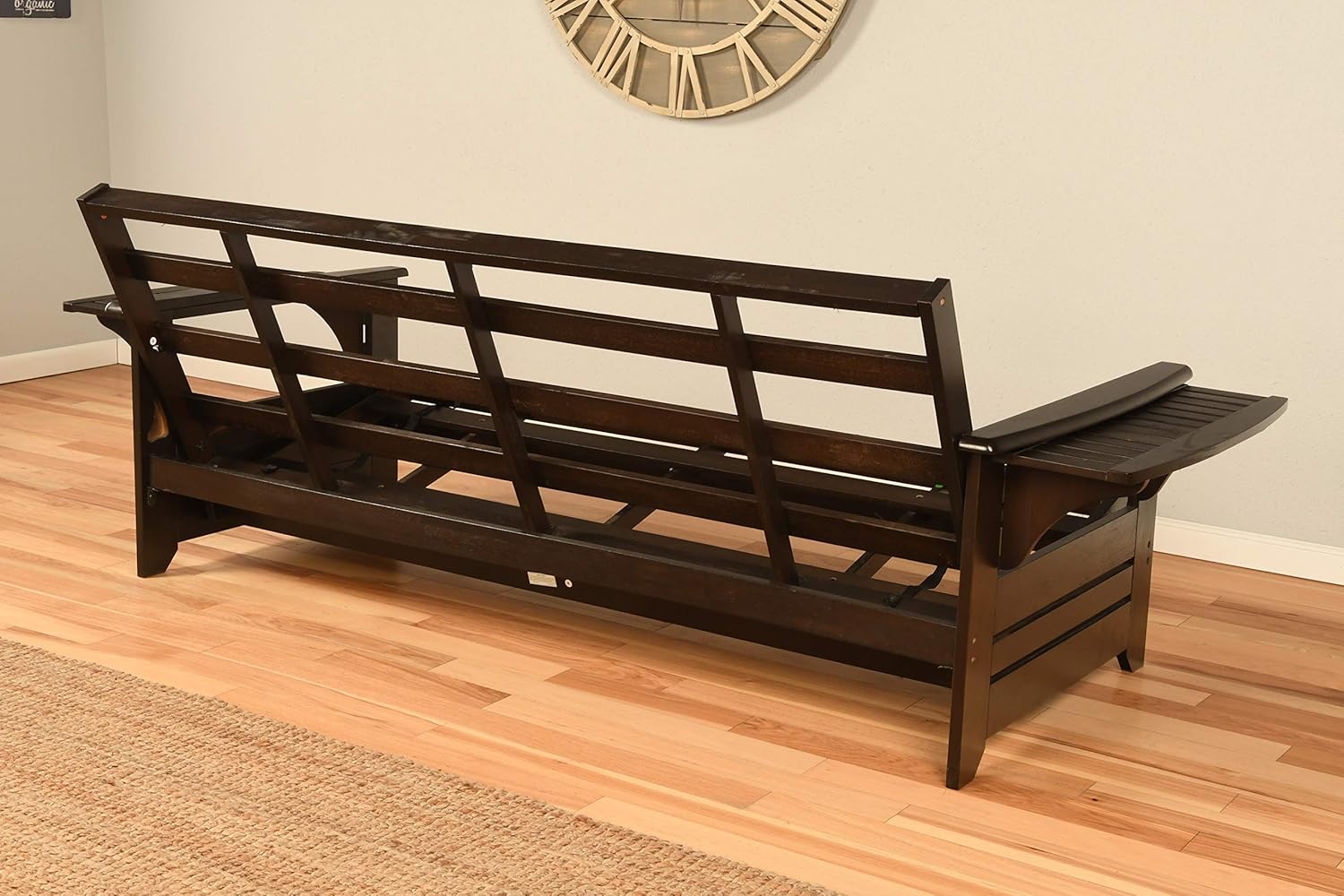 Kodiak Furniture Phoenix Futon Full Suede Black A452