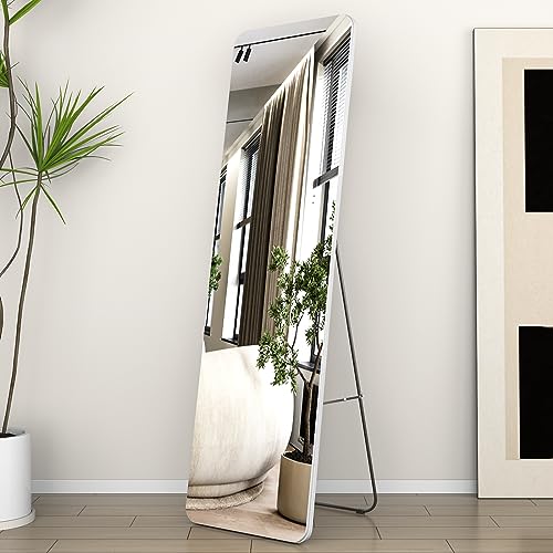 Black Full Length Door Mirror 39"x12" Wall Mounted F1231
