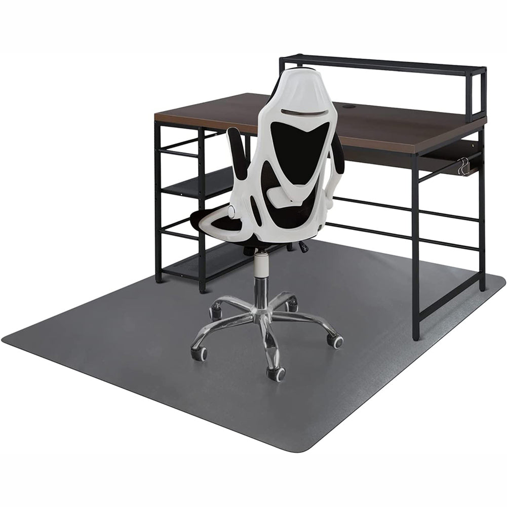 Valentines Day Gifts Chair Mat For Hard Floors, 63" X 51" Vinyl Desk Chair Mat Protector For Hard Surface, Multi-Purpose Chair Mat For Home Office (Translucent Black)