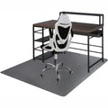 Valentines Day Gifts Chair Mat For Hard Floors, 63" X 51" Vinyl Desk Chair Mat Protector For Hard Surface, Multi-Purpose Chair Mat For Home Office (Translucent Black)