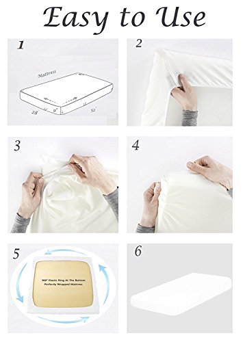 Egyptian Cotton Queen Fitted Sheet, White, Extra Deep Pocket Y9992
