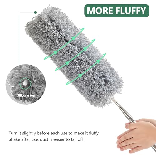 SetSail 100-inch Extra-Long Duster with Extension Pole, Bendable Microfiber Head U6432