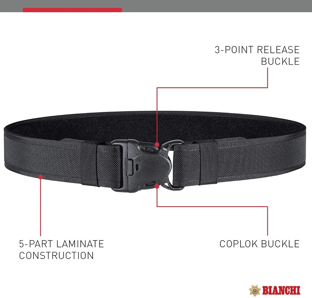 Bianchi Accumold 7210 Nylon Duty Belt Black 2-Inch P827