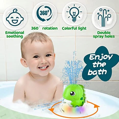 Automatic Whale Bath Toy for Toddlers, Induction Sprinkler Water Toy X441