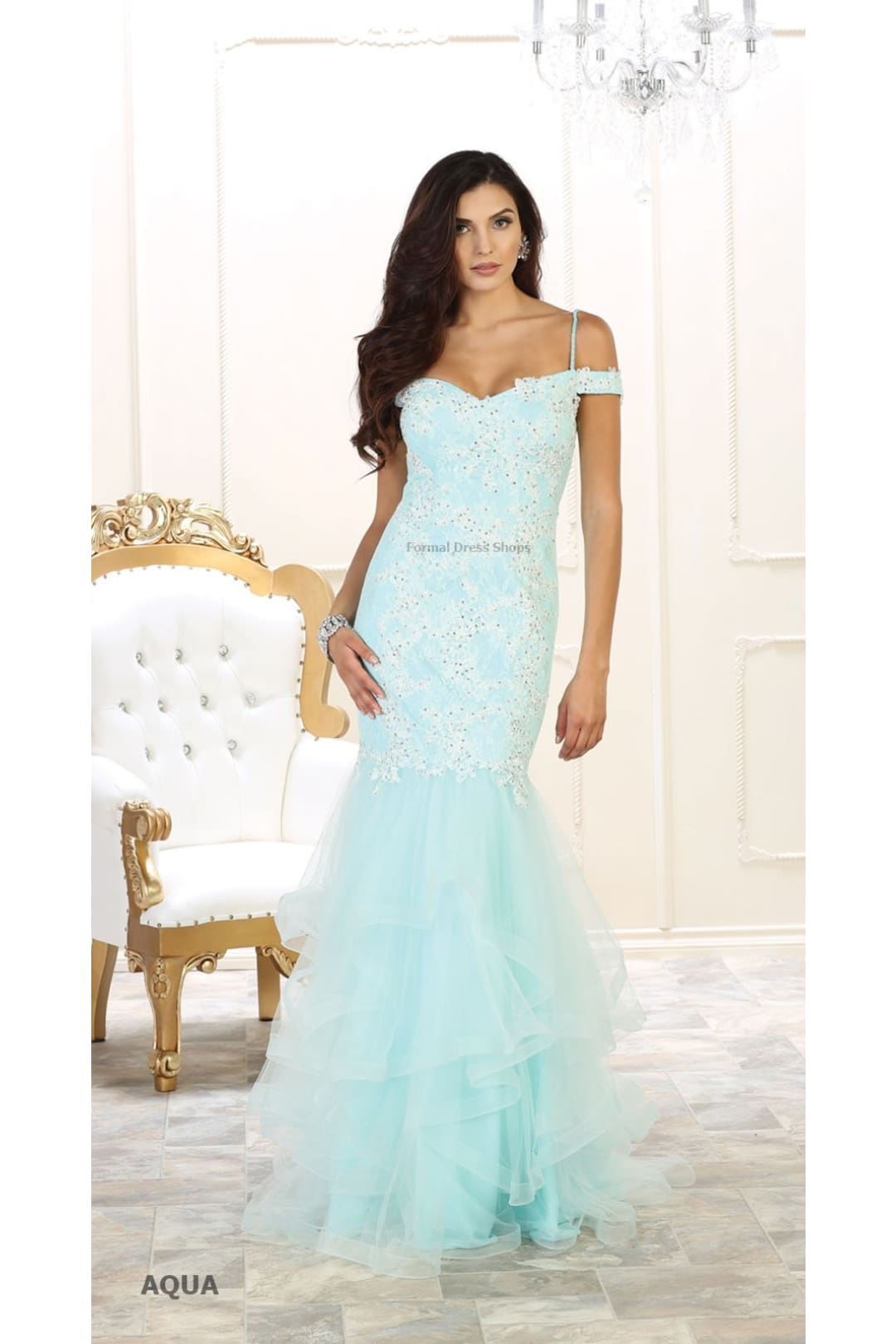 Sexy Fit & Flare Pageant Evening Gown & Plus Size