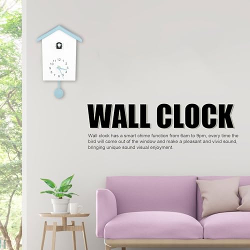 Cuckoo Clock Bird Voice Wall Clock with Pendulum O6210