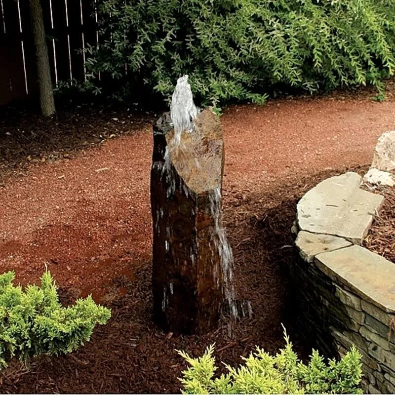 Aquascape - Natural Mongolian Basalt Column - 24x22H