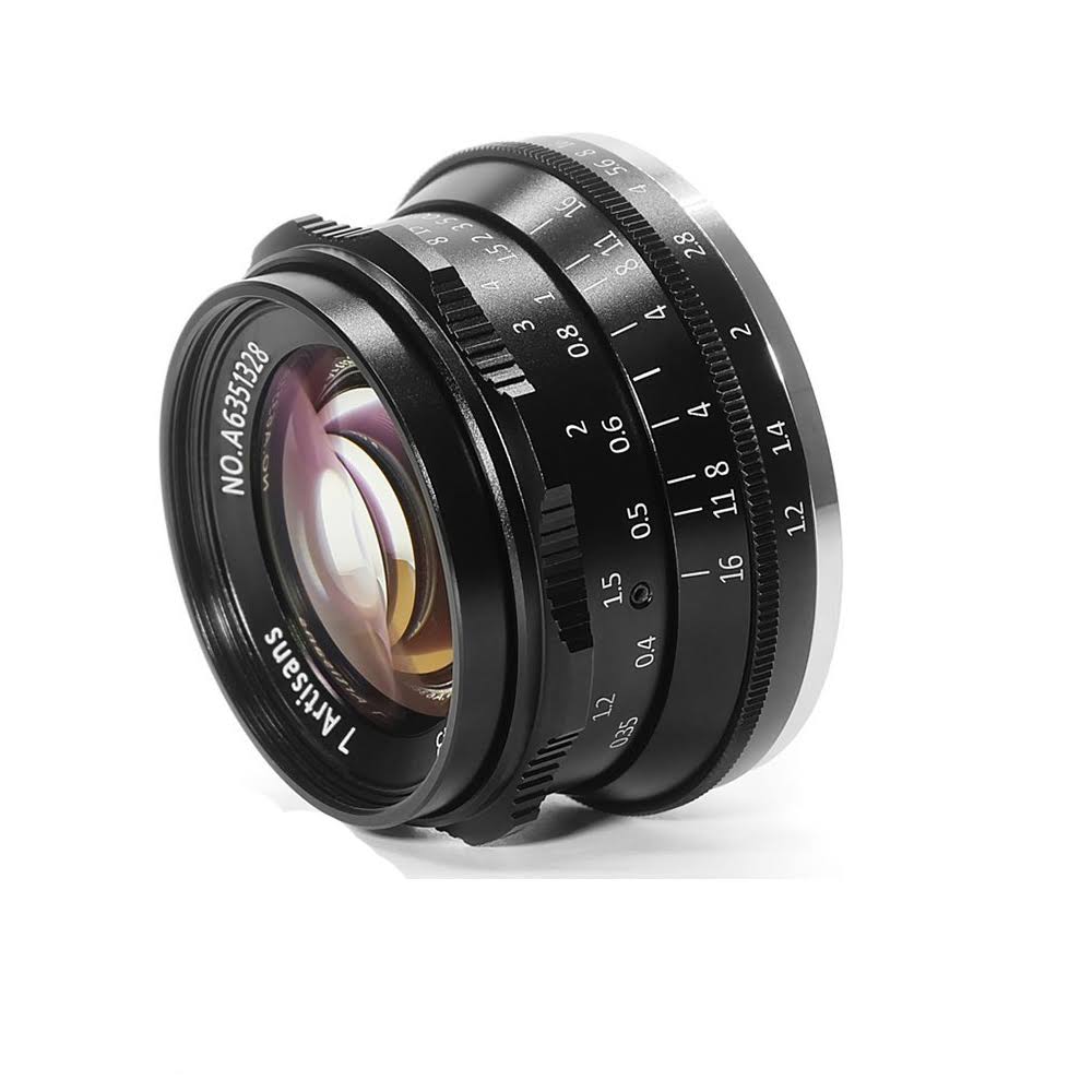 7artisans 35mm f/1.2 Lens for Fujifilm x Mount (Black)