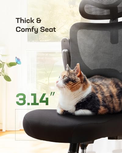 Marsail Ergonomic Office Chair with Adjustable Lumbar Support O788152