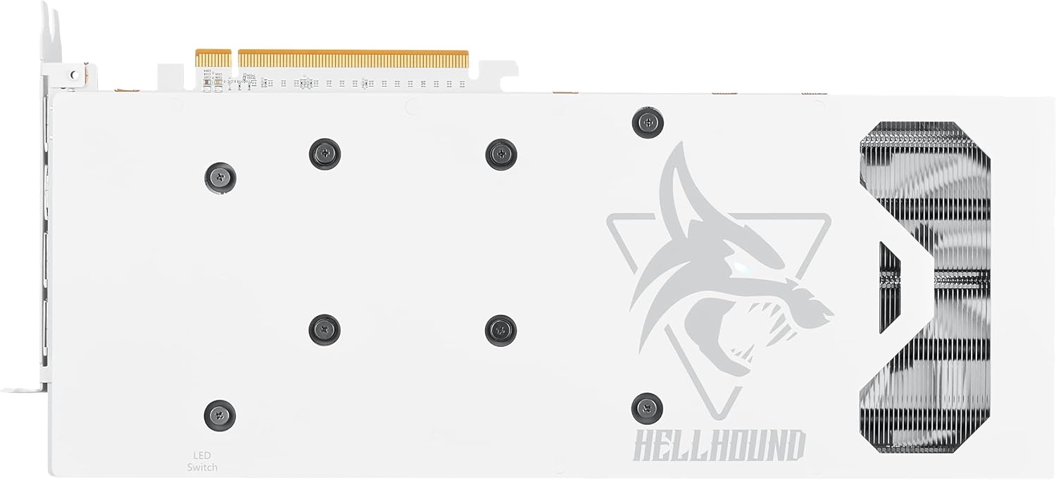 PowerColor Hellhound Spectral White AMD Radeon RX 6700 XT 12GB GDDR6 Graphics Card K11486