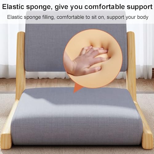 Tatami Floor Chair Japanese Style Legless Meditation Chair Portable Foldable I759856