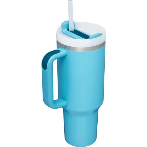 STANLEY Quencher H2.0 FlowState Stainless Steel Vacuum Insulated Tumbler with Lid and Straw, 40 oz T715