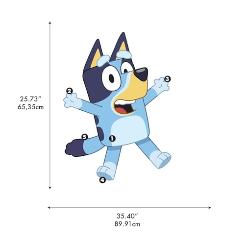 RoomMates Bluey Peel and Stick Giant Wall Decals P934