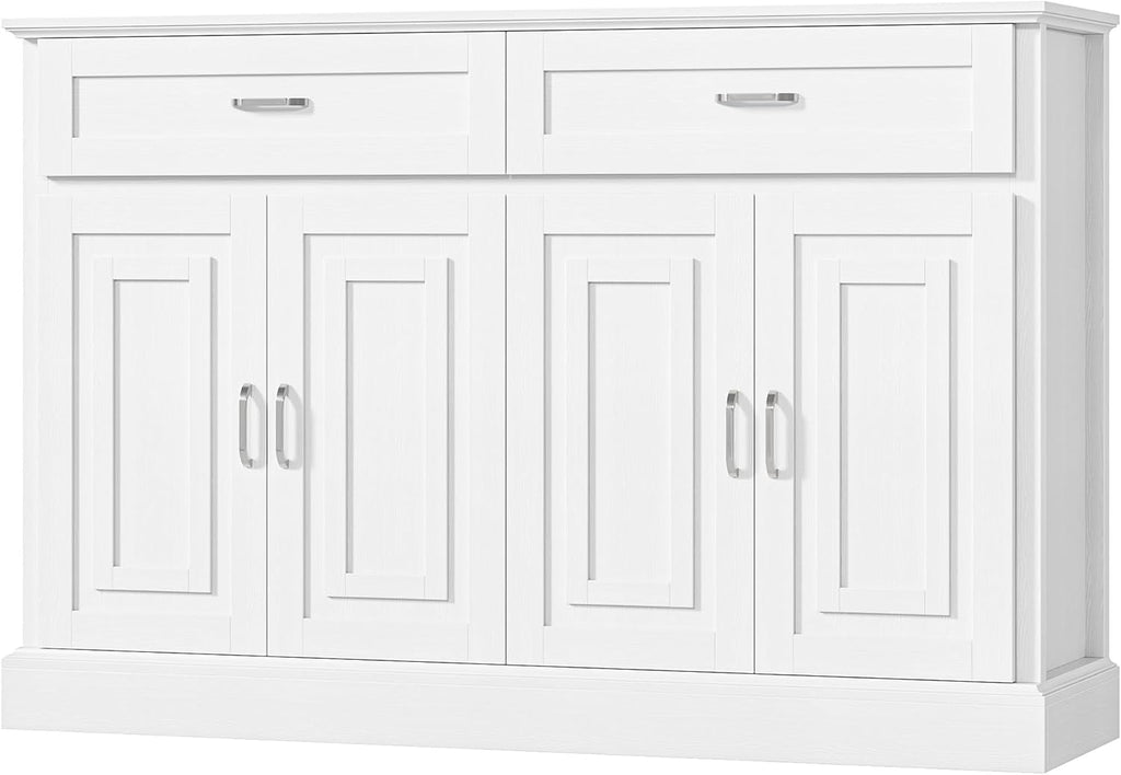 Farmhouse Sideboard Buffet Cabinet with Storage, 55.1" W2086
