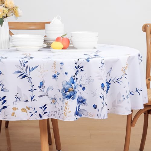 Watercolor Wildflower Floral Tablecloth Rectangle 60x104 Inch O516