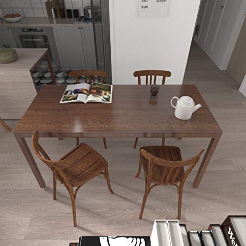 Walnut Contact Paper 24x354 inch Brown Wood Vinyl Wrap for Countertops Y5592