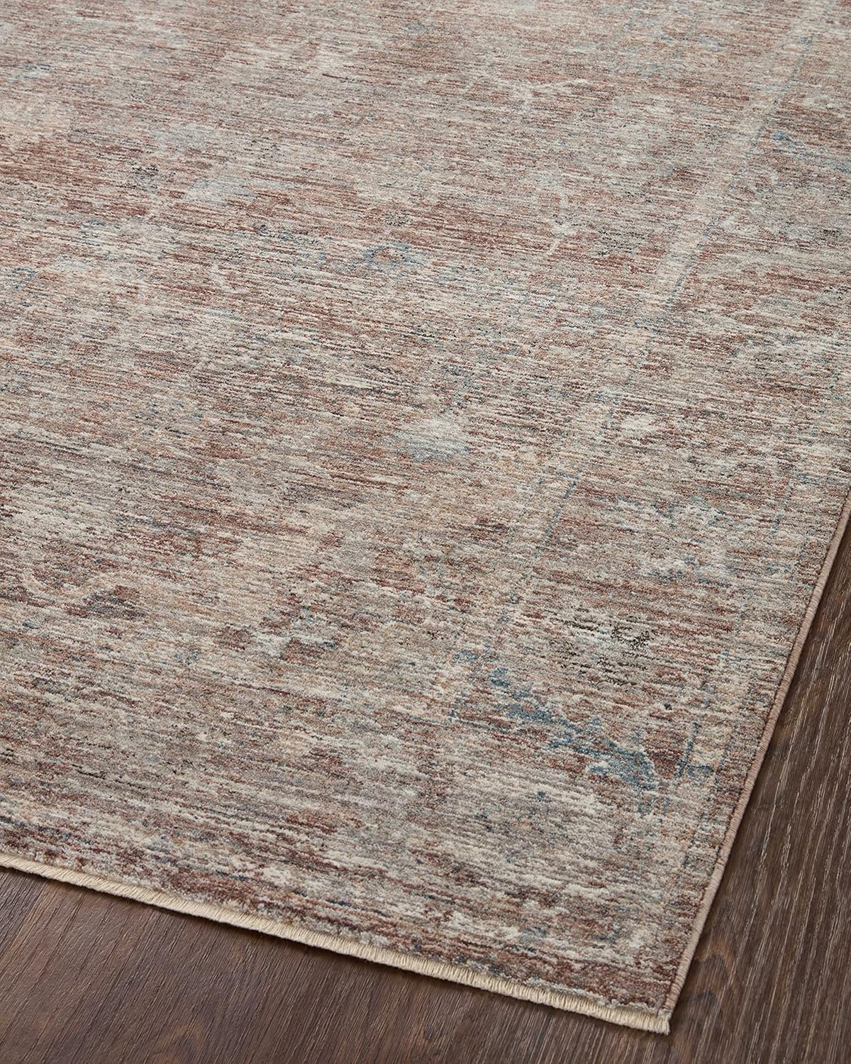 Loloi Magnolia Home by Joanna Gaines x Millie Brick/Fog 7'10" x 10' Area Rug T47527