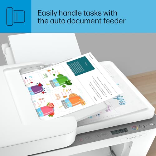 HP DeskJet 4155e Wireless Color Inkjet Printer, Print, Scan, Copy X68184