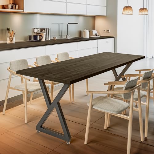 Bme Hevea Solid Wood Butcher Block Countertop in Walnut, 3ft L x 25"W A997391
