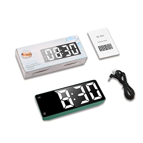 Digital Alarm Clock with USB Charging Port, Dual Alarm, Snooze W92149