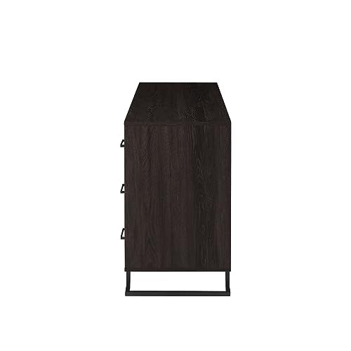 Walker Edison Togo 6-Drawer Dresser, 56 Inch, Coastal Oak G313