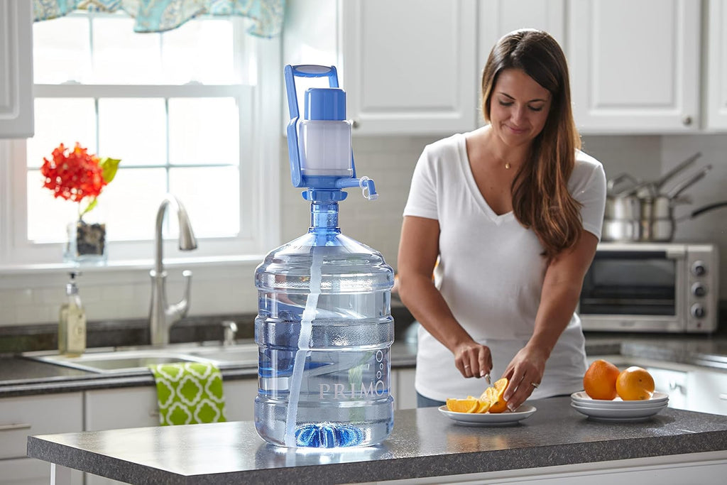Primo Portable Bottle Pump Water Dispenser for 3 or 5 Gallon Jugs P47760