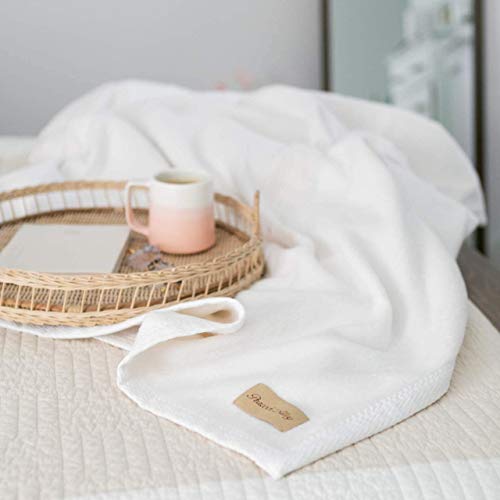 Peacock Alley All Seasons Luxury Cotton Blanket for Sofa, Bed, and Crib G38496