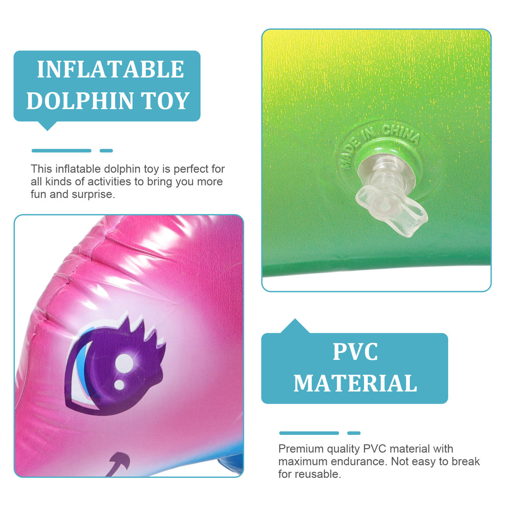 Inflatable Dolphin Pool Toy for Kids Party 2 Pcs L4865
