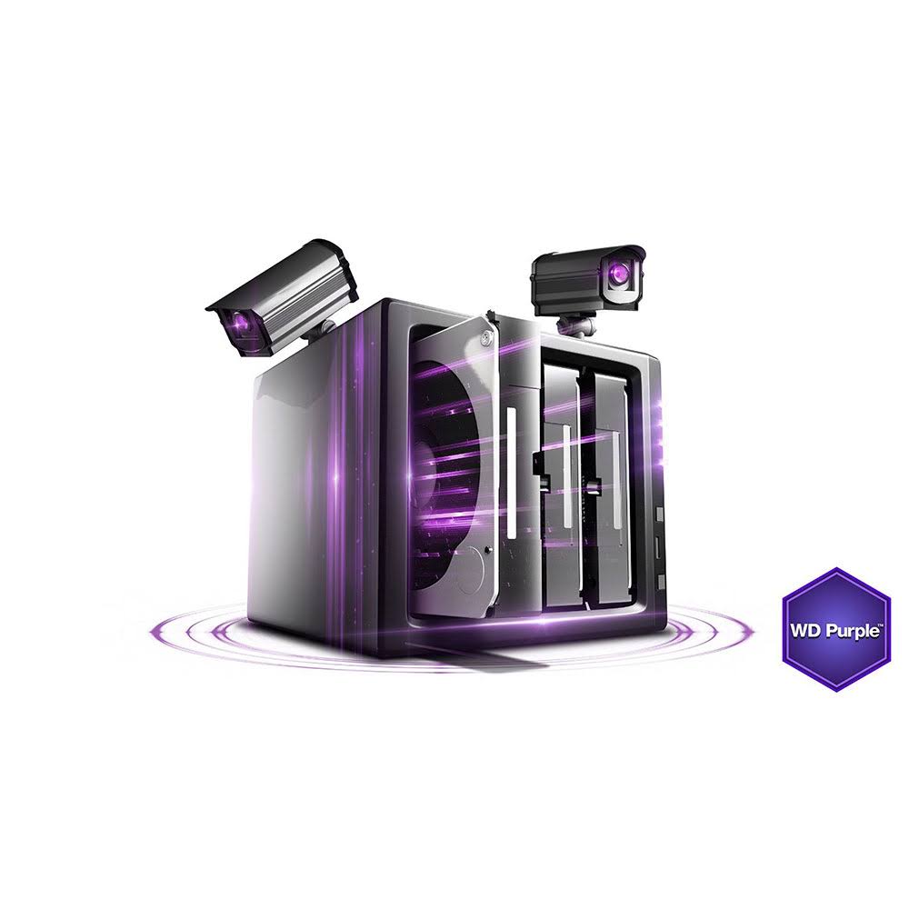 WD Purple Surveillance 4TB Internal HDD SATA 6Gb/s E14074