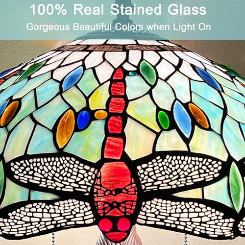 Capulina Tiffany Table Lamp, Mission Hexagon Stained Glass Desk Lamp B75357